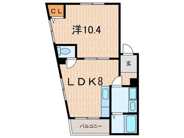 タムラマンションの物件間取画像